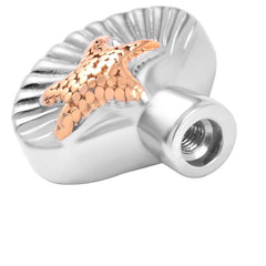 Sea Shell & Starfish Cremation Urn Necklace