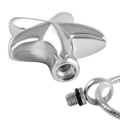 Sea Starfish Cremation Urn Necklace