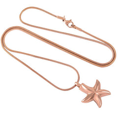 Sea Starfish Cremation Urn Necklace