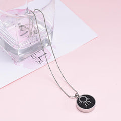 Shining Sun Cremation Urn Necklace