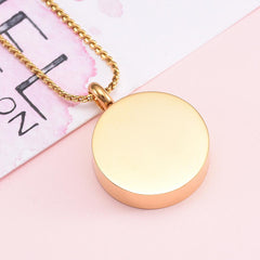 Shining Sun Cremation Urn Necklace
