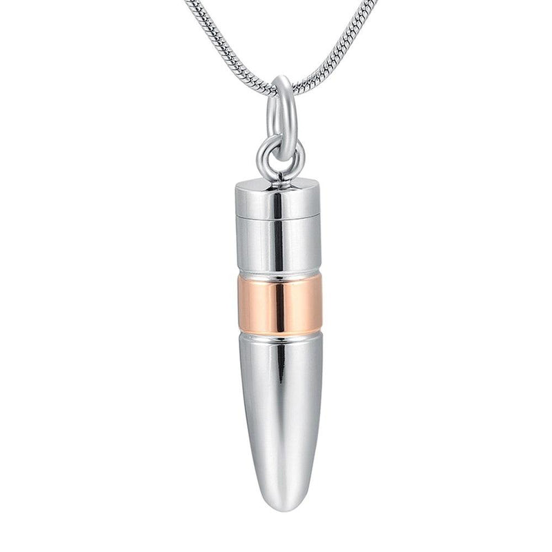 Silver Bullet Shaped Cremation Urn