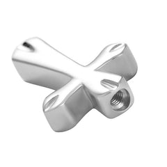 Silver Cross Cremation Urn Necklace
