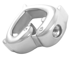 Silver Dolphin Heart Shaped Cremation Urn Necklace with Rhinestones