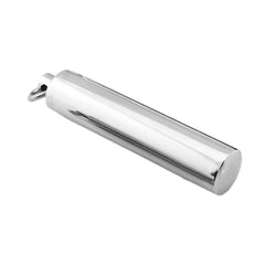 Simple Cylinder Shaped Cremation Urn Necklace