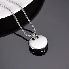 Sleeping Dog Cremation Urn Necklace