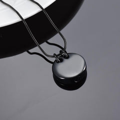 Sleeping Dog Cremation Urn Necklace