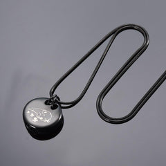 Sleeping Dog Cremation Urn Necklace