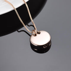Sleeping Dog Cremation Urn Necklace