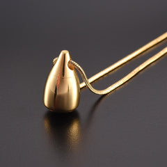 Teardrop Cremation Urn Necklace