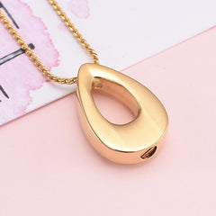 Teardrop Cremation Urn Necklace
