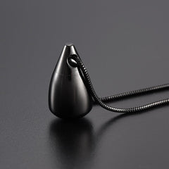 Teardrop Cremation Urn Necklace