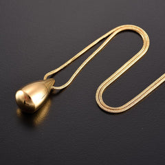 Teardrop Cremation Urn Necklace