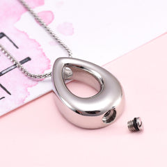 Teardrop Cremation Urn Necklace