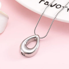 Teardrop Cremation Urn Necklace