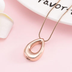 Teardrop Cremation Urn Necklace