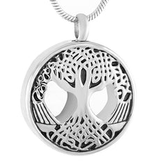 Tree of Life Cremation Urn Necklace
