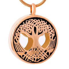 Tree of Life Cremation Urn Necklace