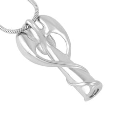 Winged Angel Cremation Urn Necklace