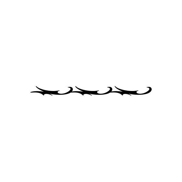 Design Elements Custom Pinstripes Lines Corners Car Window Vinyl Decal Sticker Stickers 08