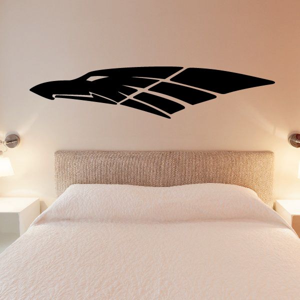 Eagle Head Tribal Vehicle Pinstripe Vinyl Decal - Car Decal - Wall Decal - MC017