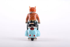 Dog on Vespa