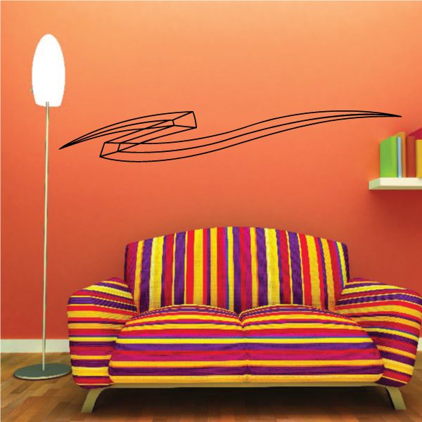 Angular Pinstripe Vinyl Decal