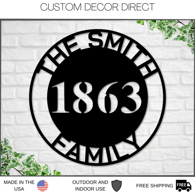 Address Sign, Address Family Name Sign, Last Name Sign, Front Door Sign, Outdoor House Sign, Custom Address Sign, Home Address Sign, Realtor