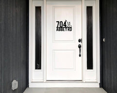 Handmade Personalized Custom House Address Sign, Metal Address Plaque, Home or Business Outdoor Decor