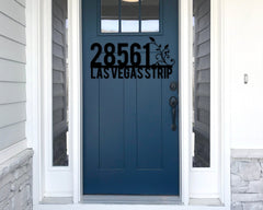 Handmade Personalized Custom House Address Sign, Metal Address Plaque, Home or Business Outdoor Decor