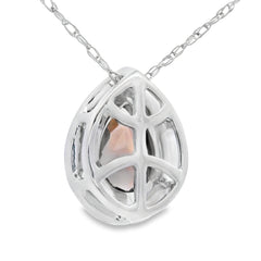 .39ct Quartz Diamond Fashion Pendants 10KT White Gold