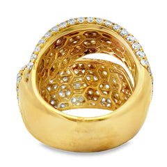 Genuine 5.65ct Diamond Ring 18KT Yellow Gold