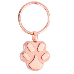 Pet Paw Cremation Urn Keychain