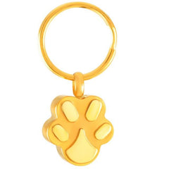 Pet Paw Cremation Urn Keychain