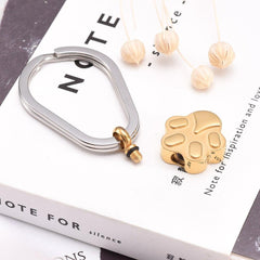 Pet Paw Shaped Cremation Urn Keychain
