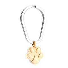 Pet Paw Shaped Cremation Urn Keychain