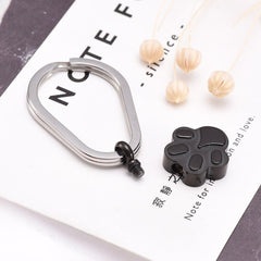 Pet Paw Shaped Cremation Urn Keychain