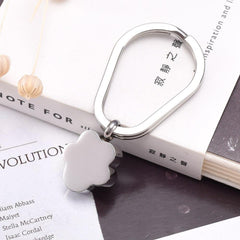 Pet Paw Shaped Cremation Urn Keychain
