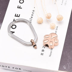 Pet Paw Shaped Cremation Urn Keychain