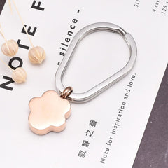 Pet Paw Shaped Cremation Urn Keychain