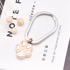 Pet Paw Shaped Cremation Urn Keychain