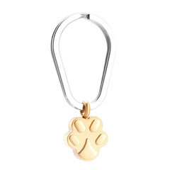 Pet Paw Shaped Cremation Urn Keychain
