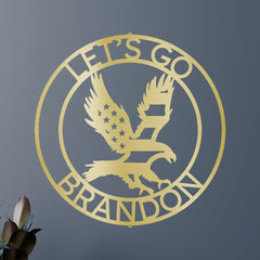Let's Go Brandon Personalized Gifts - Custom Metal Sign