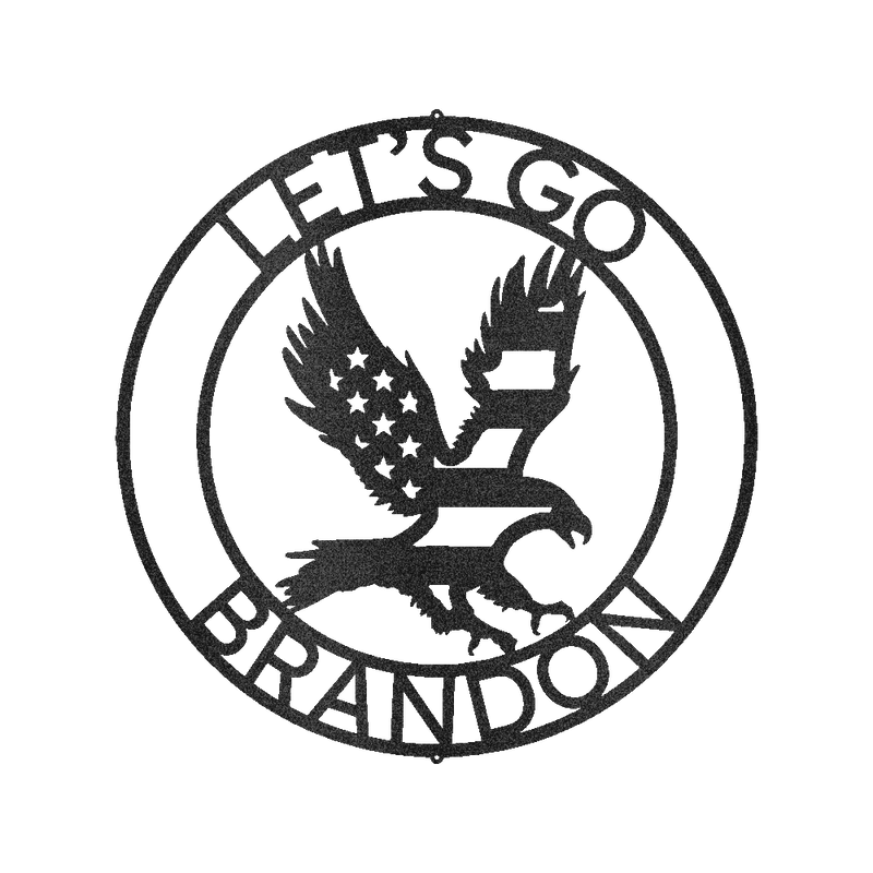 Let's Go Brandon Personalized Gifts - Custom Metal Sign