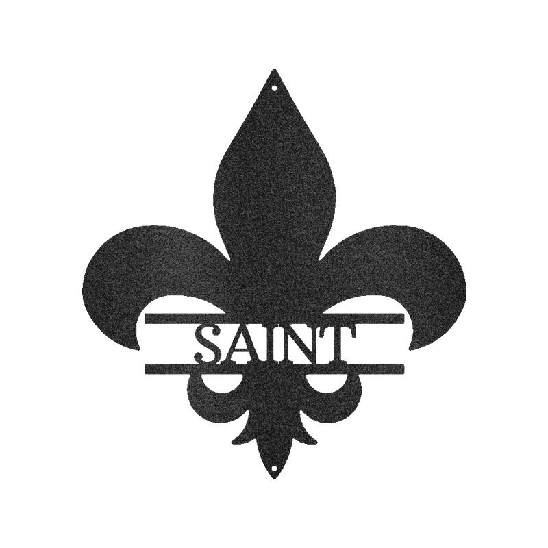 Classic Fleur De Lis Personalized Gifts - Custom Metal Sign