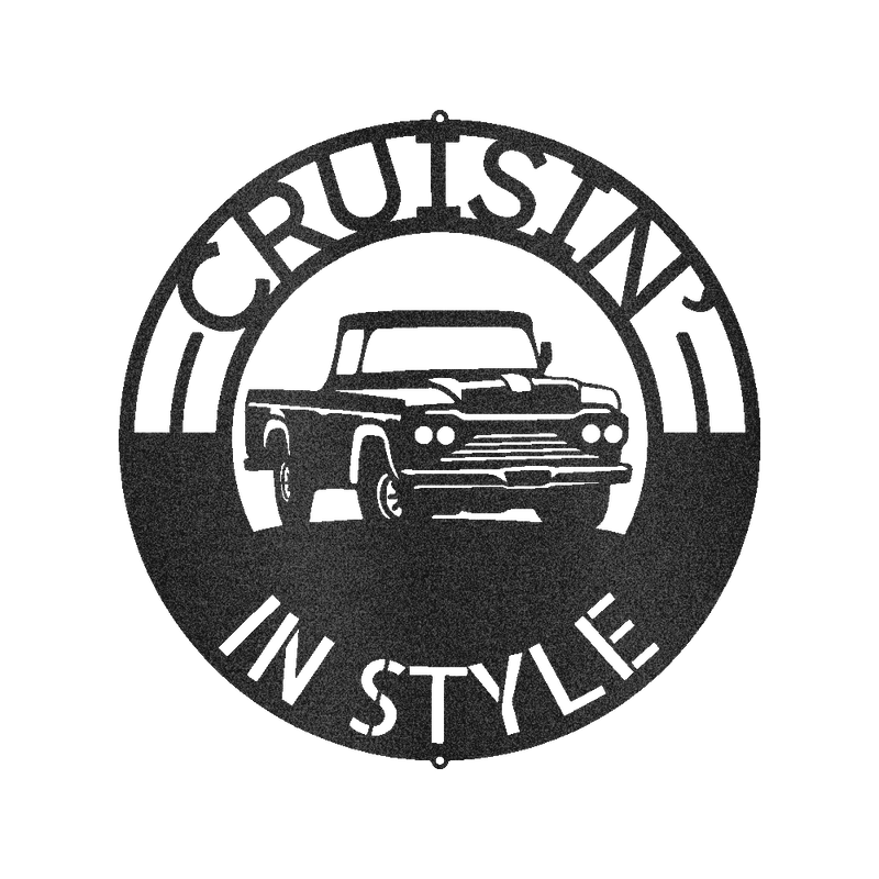 Classic Pickup Truck Personalized Gifts - Custom Metal Sign