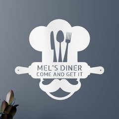 Home Chef Personalized Gifts - Custom Metal Sign