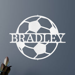 Soccer Personalized Gifts - Custom Metal Sign