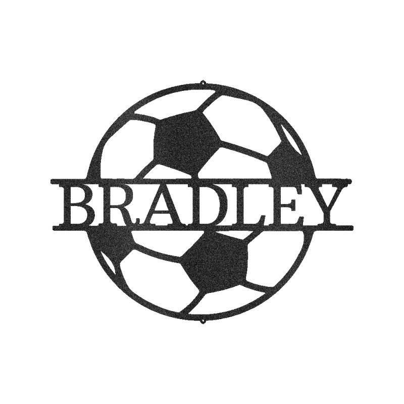 Soccer Personalized Gifts - Custom Metal Sign
