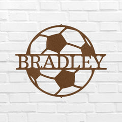 Soccer Personalized Gifts - Custom Metal Sign